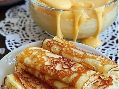 Pfannkuchen ohne Mehl in 5 Minuten mit Pudding