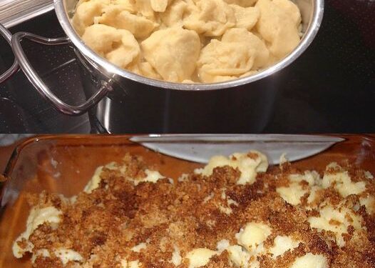 Uraltes Wasserspatzen Rezept mit 2 Eier & Apfelmus