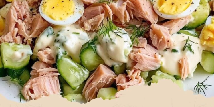 Wooow wie kann Salat soo lecker sein, Eier-Gurken-Thunfischsalat