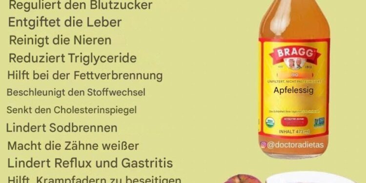 Erfahren Sie mehr über die vielen gesundheitlichen Vorteile von Apfelessig. Sie werden begeistert sein