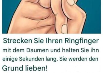 Strecken Sie Ihren Ringfinger mit dem Daumen und halten Sie ihn – Entdecken Sie die überraschenden Vorteile!