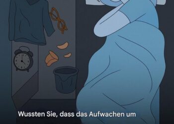 Dies könnte der Grund sein, warum Sie zwischen 3 und 5 Uhr morgens aufwachen
