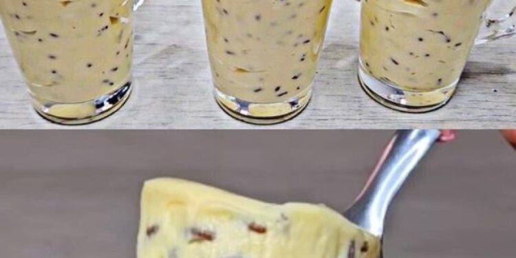 Einfaches cremiges Dessert: Einfach im Mixer zubereiten