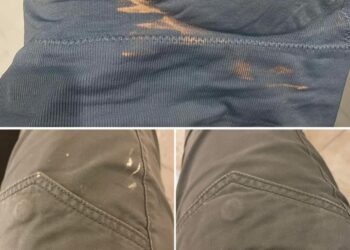 So entfernen Sie Bleichflecken von Stoffen mit 2 Tipps