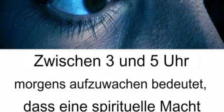 Zwischen 3 und 5 Uhr morgens aufzuwachen bedeutet, dass eine spirituelle Macht versucht, Ihnen eine Botschaft zu überbringen