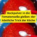 Backpulver in die Tomatensoße gießen: der köstliche Trick der Köche