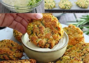 Bratlinge mit 800 g Zucchini & 200g Kase