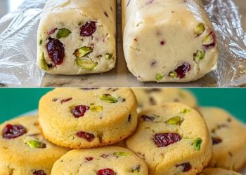 Cranberry Pistazien Shortbread Plätzchen