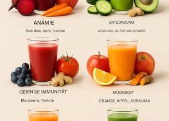 6 wirksame Saftrezepte zur natürlichen Linderung von Anämie, Entzündungen, Müdigkeit, schwacher Immunität, hohem Cholesterinspiegel und Schlaflosigkeit