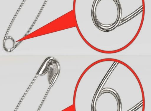 Die meisten Menschen wissen nicht, wozu das kleine Loch in einer Sicherheitsnadel dient