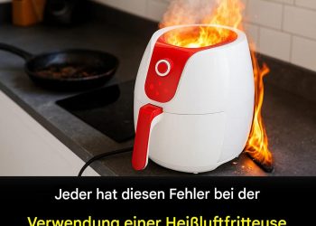 Jeder hat diesen Fehler gemacht, wenn er eine Heißluftfritteuse verwendet hat
