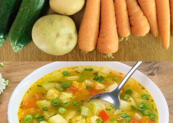 Diese Gemüsesuppe koche ich jeden Tag und verliere dabei Gewicht.