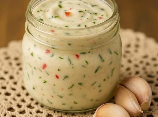 Cremige Knoblauchsauce: Wenn du sie einmal probierst – machst du sie ständig!