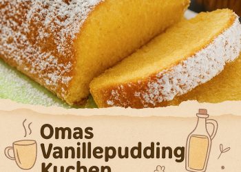 Omas Vanillepudding-Kuchen einfach himmlisch