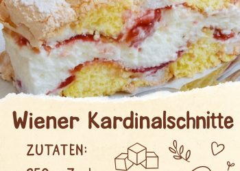 Wiener Kardinalschnitte himmlisch leichtes Dessert aus Österreichs süßer Tradition