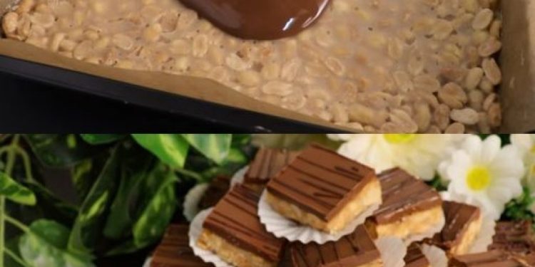 Erdnuss-Karamell-Cluster