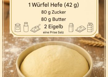 Universeller Hefeteig – das Grundrezept für viele Leckereie