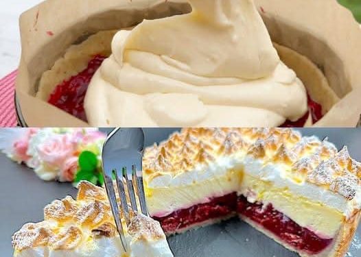 Himmelstorte mit 1 Glas Sauerkirschen