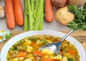Diese Gemüsesuppe ist wie Medizin für meinen Magen! Ich esse diese Suppe Tag und Nacht! Gesund