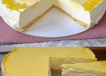 Zitronen Torte mit 650 g Joghurt ohne Backen