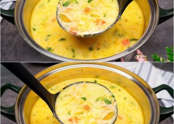 Ich koche diese Gemüsesuppe fast jeden Tag zum Essen