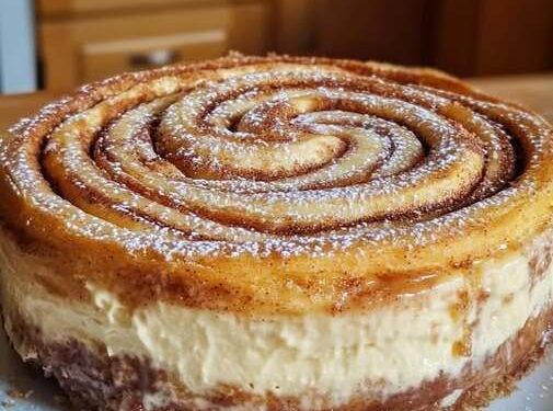 Zimtschnecken Käsekuchen mit 450 g Quark & in 30 Minuten zubereitet