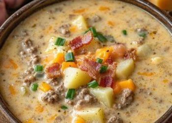 Hamburger Suppe mit 450 g Hackfleisch – Ein Geschmack, der auch am nächsten Tag noch überzeugt