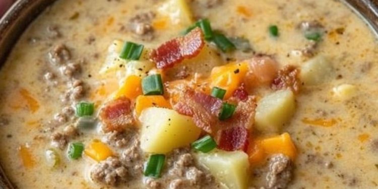 Hamburger Suppe mit 450 g Hackfleisch – Ein Geschmack, der auch am nächsten Tag noch überzeugt