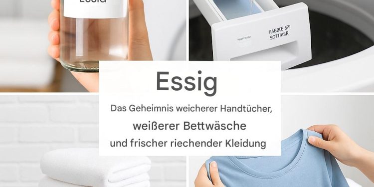 Essig für frische, geruchsfreie Wäsche