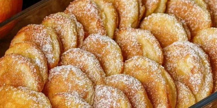 Apfelringe mit Joghurt, die backe ich fast zweimal pro Woche, einfach soo lecker