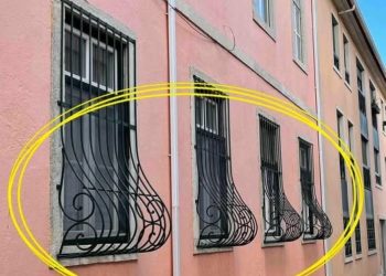 Warum haben manche Fenstergitter unten eine Rundung