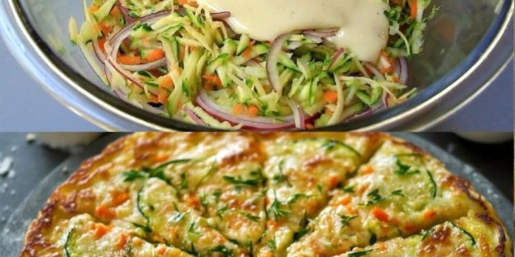 Gemüselaibchen aus Karotte, Zucchini und Zwiebel