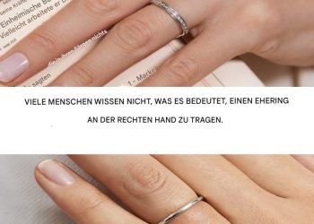 Einen Ehering an der rechten Hand tragen: Was bedeutet das