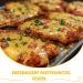 Überbackene Partyschnitzel aus dem Ofen