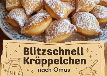 Ohh! Diese blitzschnellen Krappelchen nach Omas Art sind himmlisch