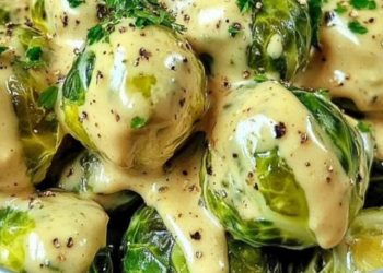 Das überzeugt jeden wie leckeeer, Rosenkohl in Frischkäse Senfsauce