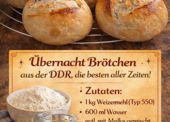 Übernacht Brötchen aus der DDR