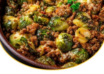 Rosenkohl-Auflauf mit Hackfleisch