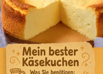 Käsekuchen ohne Boden