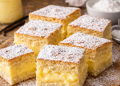 Wattekuchen mit Vanillepudding – herrlich fluffig und cremig