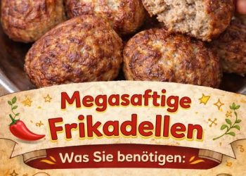 Megasaftige Frikadellen außen schön gebräunt, innen unfassbar saftig