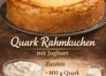 Ich verrühre 800g Quark mit Joghurt, Rahmkuchen in 10 Minuten!