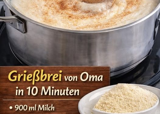 Der Weltbeste Grießbrei von Oma in 10 Minuten fertig