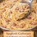 Fantastische Spaghetti Carbonara in 30 Minuten auf dem Tisch