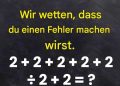 99 % der Menschen irren sich in dieser Frage – werden Sie das Problem lösen können?