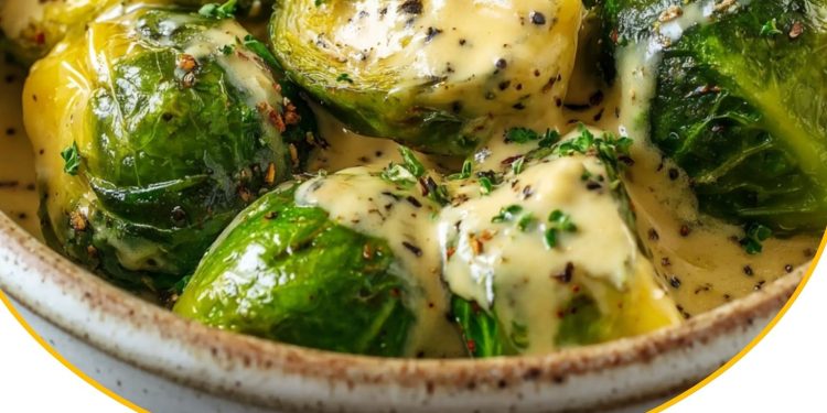 Rosenkohl in Frischkäse-Senfsauce – cremig, würzig & perfekt als Beilage