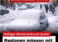EILMELDUNG: Heftiger Wintereinbruch – Bis zu 40 cm Schnee
