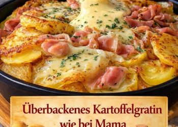 Überbackenes Kartoffelgratin wie bei Mama