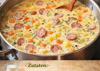 Winterliche Käsesuppe Perfekt für die Kalte Tage