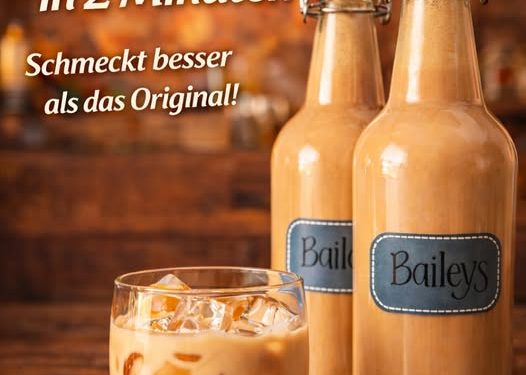 Selbstgemachter Baileys schmeckt genuaso wie das Original!